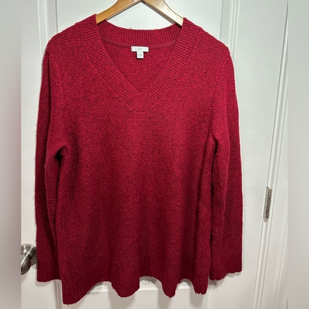 J. Jill Red Sweater - Size M
